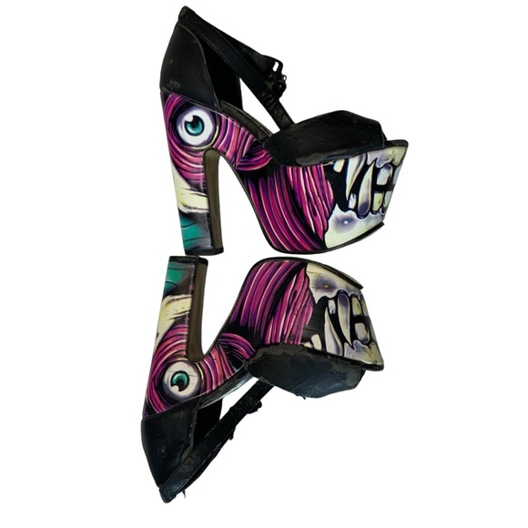 Iron Fist Skin Crawler Super Platform Heel EU Sz36/US5 - Picture 7 of 11